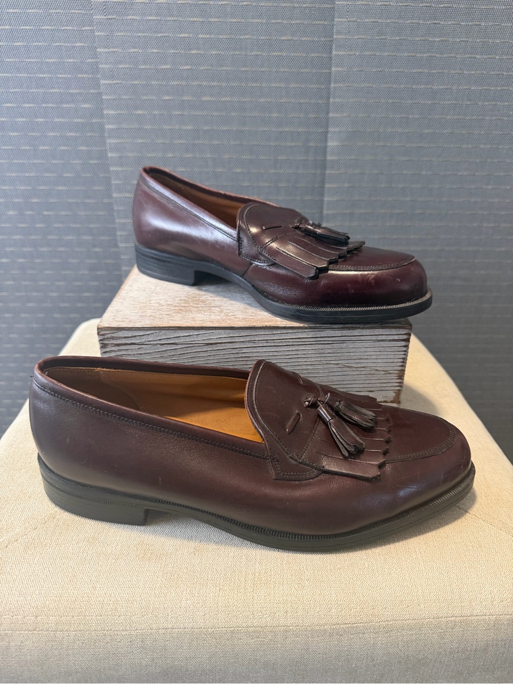 Vintage Florsheim Comfortech Men’s Tassel Kiltie Loafers